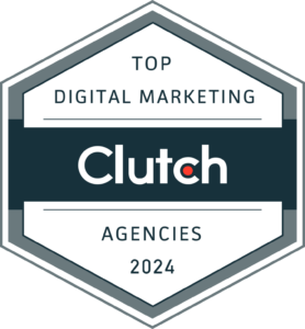 top digital marketing agencies of 2024 award from Clutch